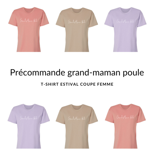visuel t shirt grand-maman poule