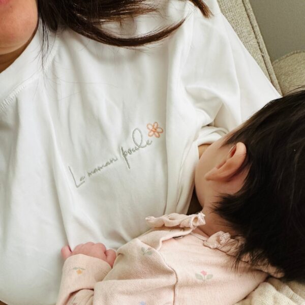 T-shirt d'allaitement La maman poule x Elona