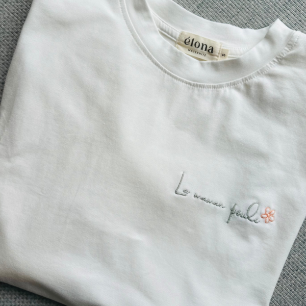 T-shirt d'allaitement La maman poule x Elona – Image 3